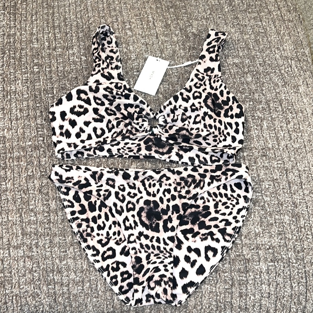 Mikoh Swim Animal Print Bikini